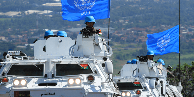 UN Soldiers in troop carriers UN Soldiers in troop carriers